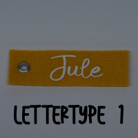 Sleutelhanger VILT met naam (tweezijdig bedrukt)